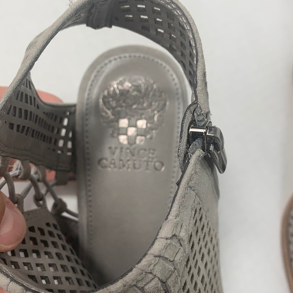 - NWOB Grey Vince Camuto Kampbell Mesh Cutout Bootie - Picture 9 of 11